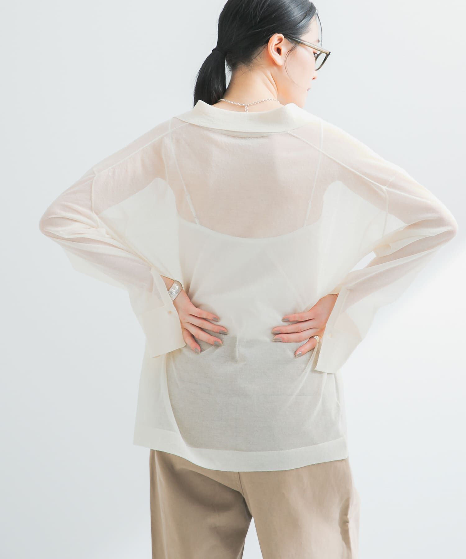 URBAN RESEARCH「ラミー混スキッパーシアーニット」|ニット・セーター|