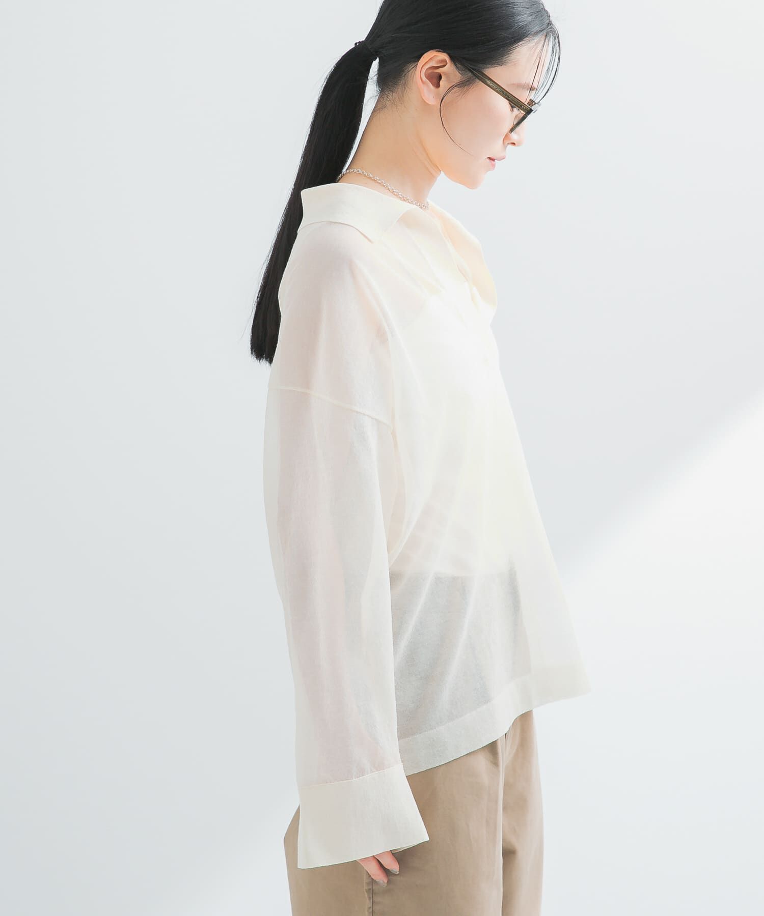 URBAN RESEARCH「ラミー混スキッパーシアーニット」|ニット・セーター|