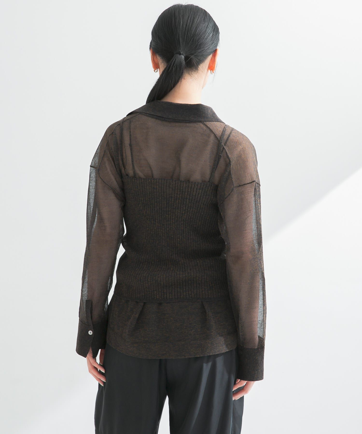 URBAN RESEARCH「ラミー混スキッパーシアーニット」|ニット・セーター|