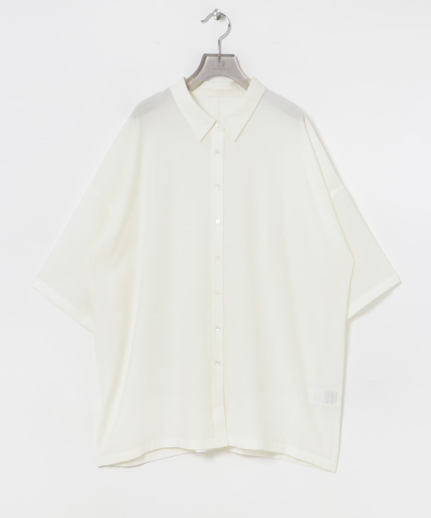 URBAN RESEARCH「ハーフスリーブシアーワイドシャツ」|シャツ・ブラウス|