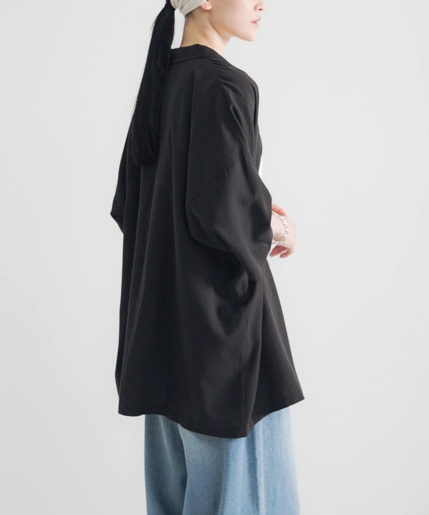 URBAN RESEARCH「ハーフスリーブシアーワイドシャツ」|シャツ・ブラウス|