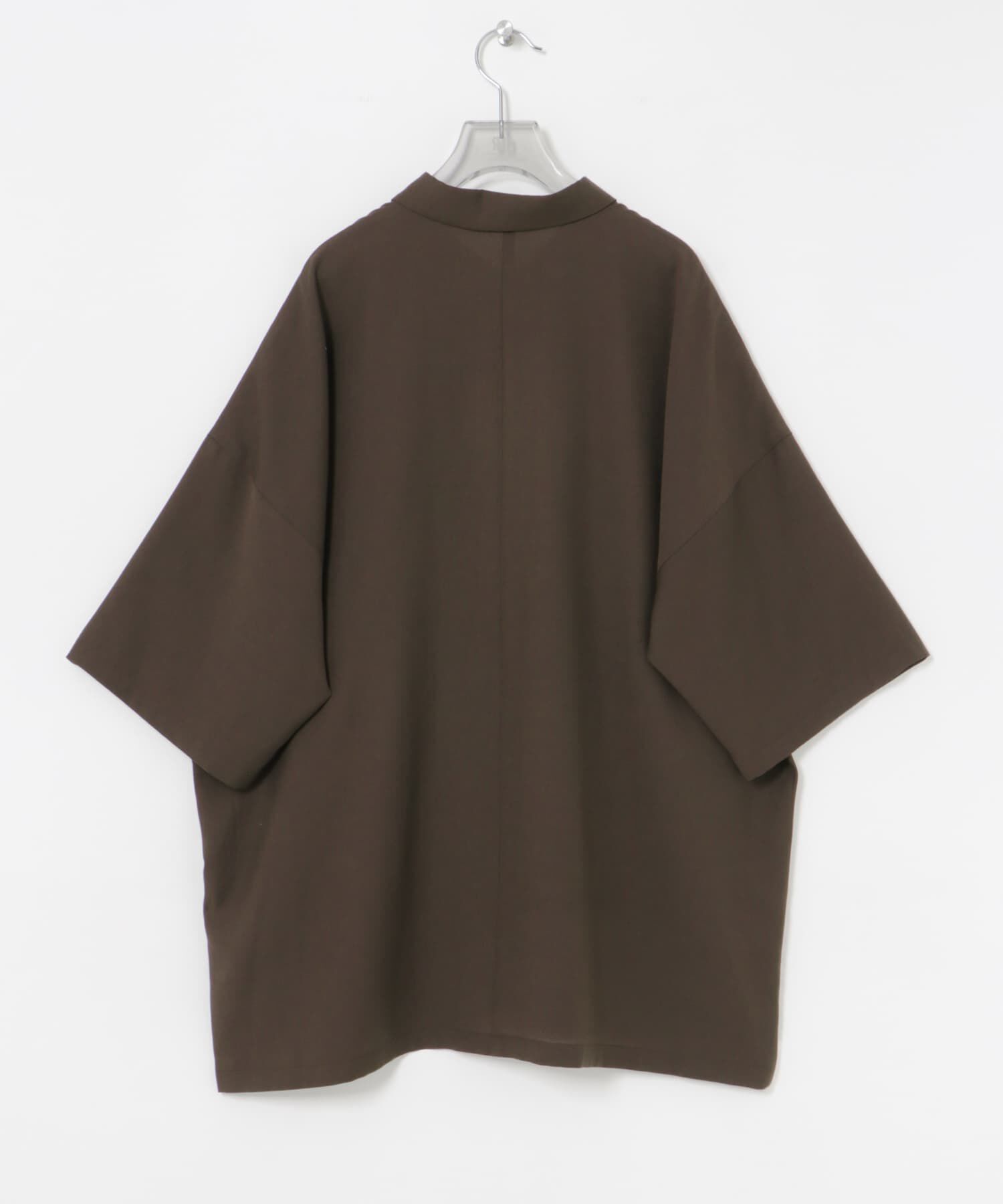 URBAN RESEARCH「ハーフスリーブシアーワイドシャツ」|シャツ・ブラウス|