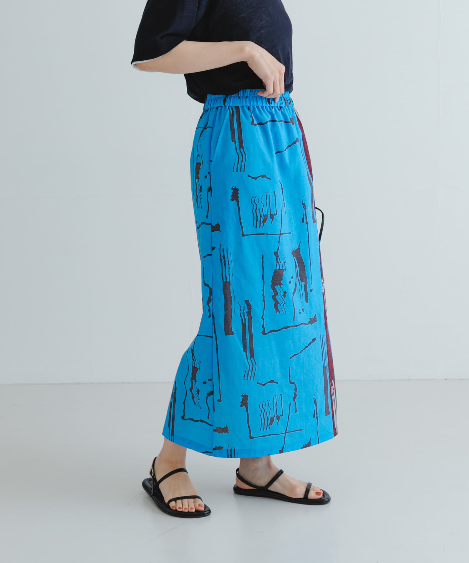 URBAN RESEARCH「『2サイズ展開』アートプリントストレートスカート」|スカート|