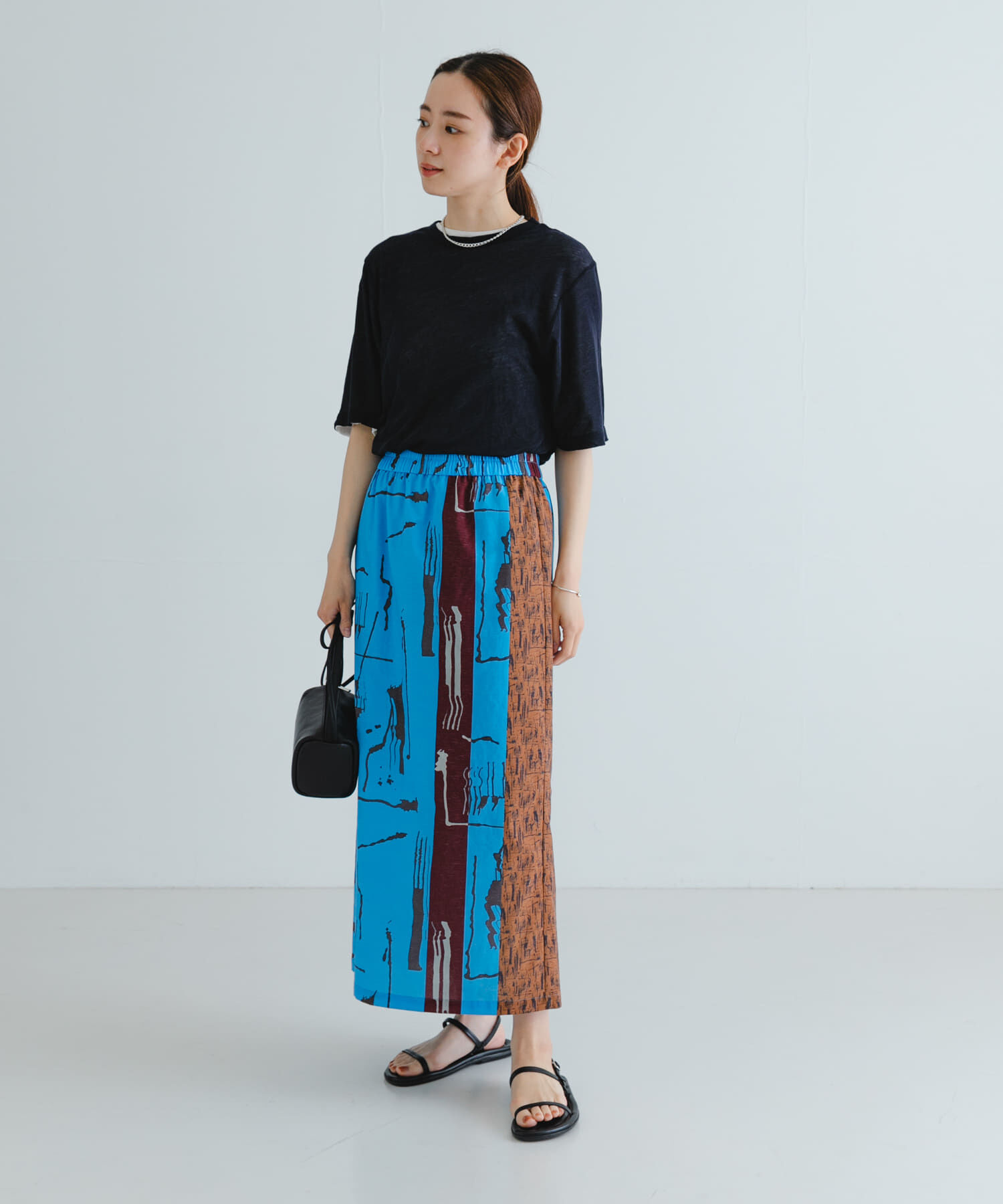 URBAN RESEARCH「『2サイズ展開』アートプリントストレートスカート」|スカート|