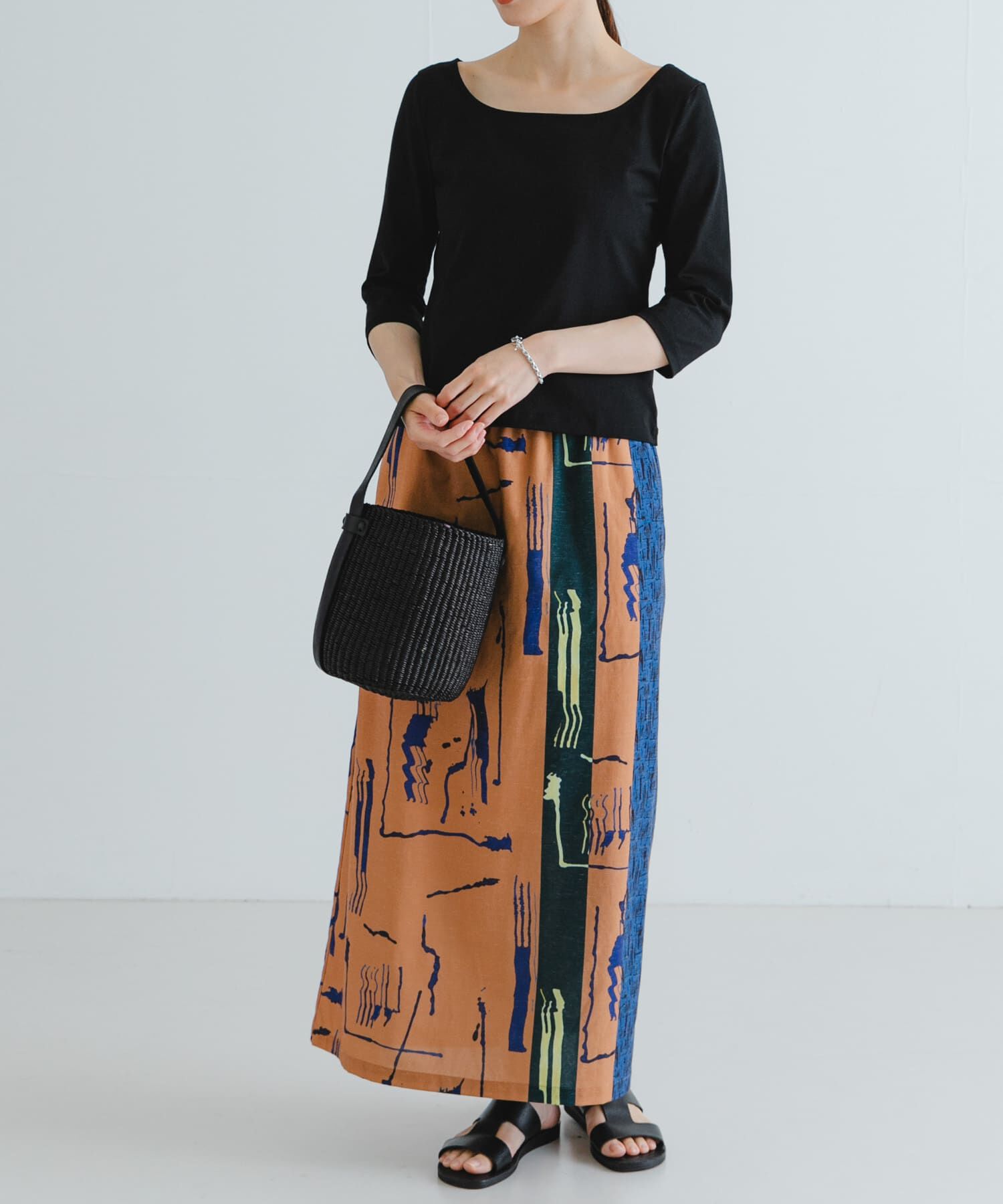 URBAN RESEARCH「『2サイズ展開』アートプリントストレートスカート」|スカート|