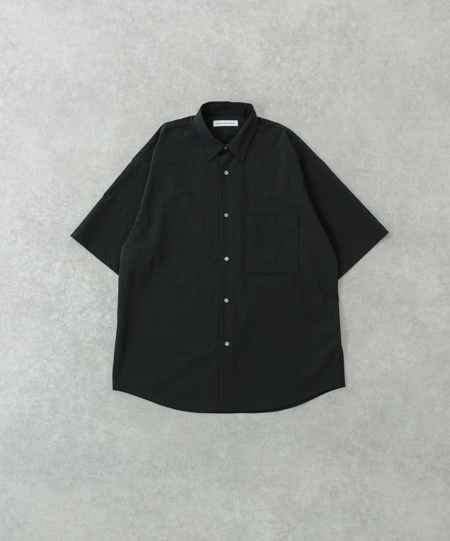 URBAN RESEARCH「NYLON DRY STRETCH SHIRTS」|シャツ・ブラウス|ブラック