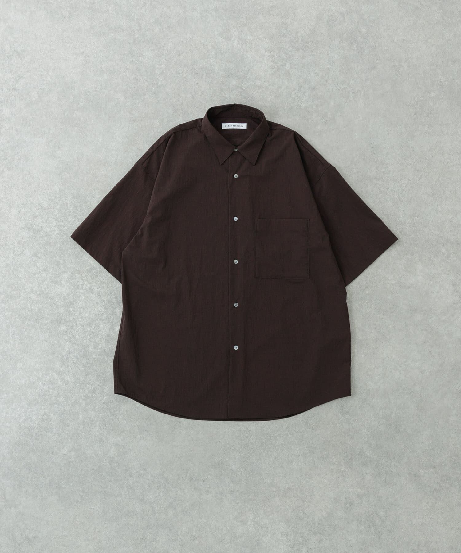 URBAN RESEARCH「NYLON DRY STRETCH SHIRTS」|シャツ・ブラウス|バーガンディー