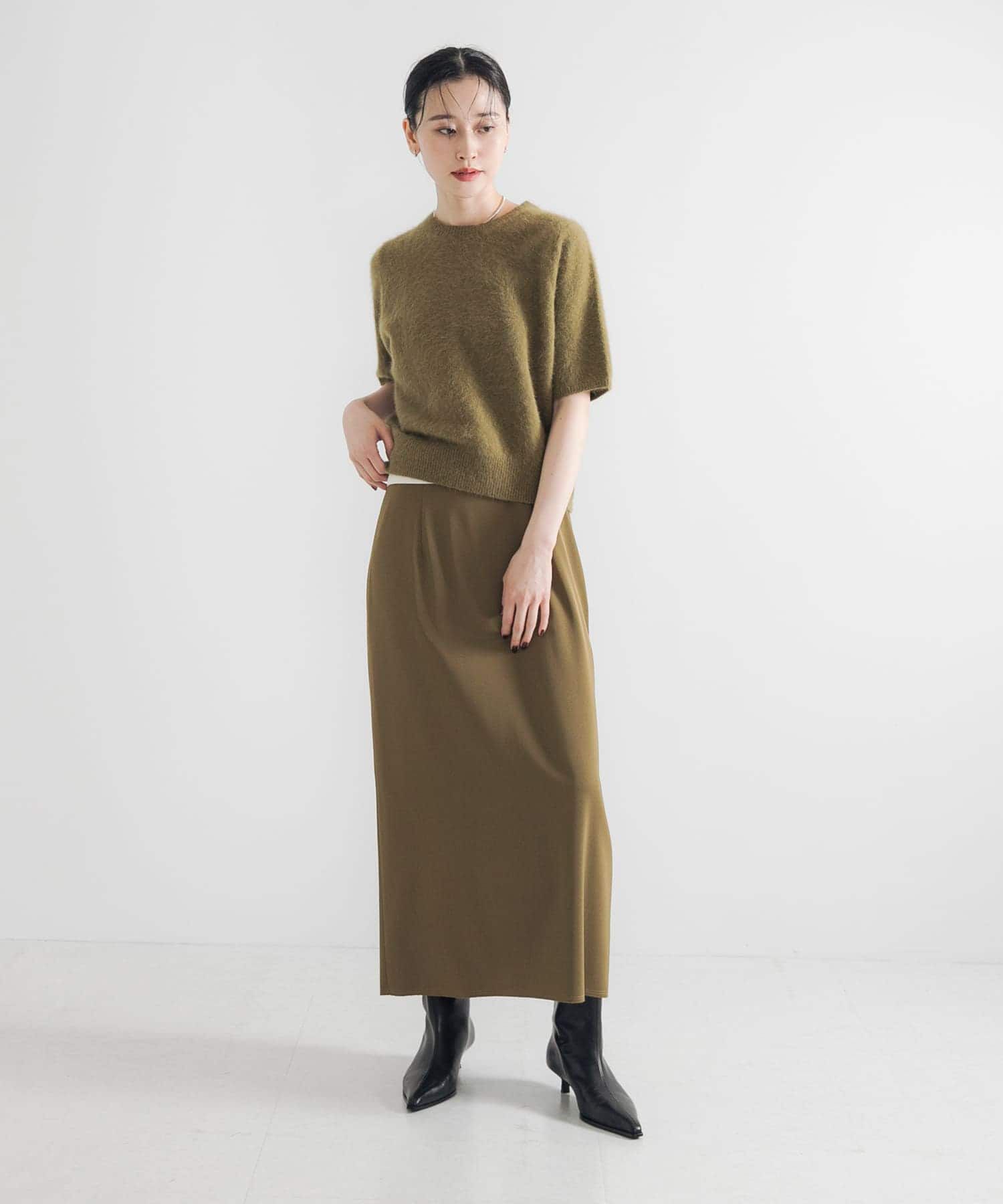 URBAN RESEARCH「FOX/CASHMEREハーフスリーブニット」|ニット・セーター|