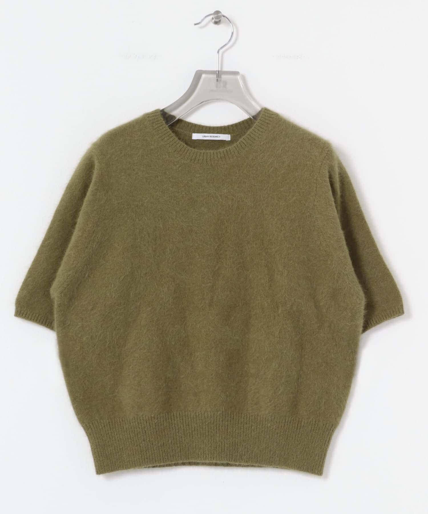 URBAN RESEARCH「FOX/CASHMEREハーフスリーブニット」|ニット・セーター|