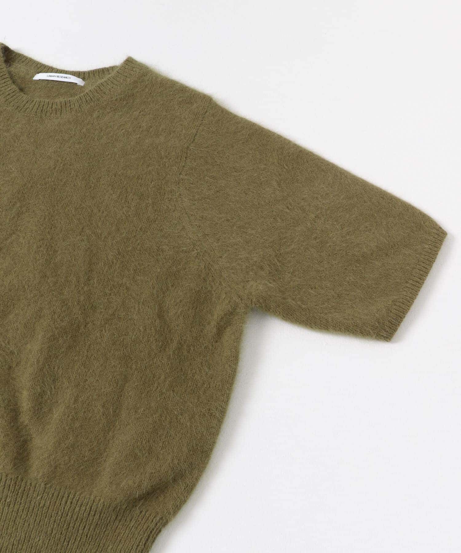 URBAN RESEARCH「FOX/CASHMEREハーフスリーブニット」|ニット・セーター|