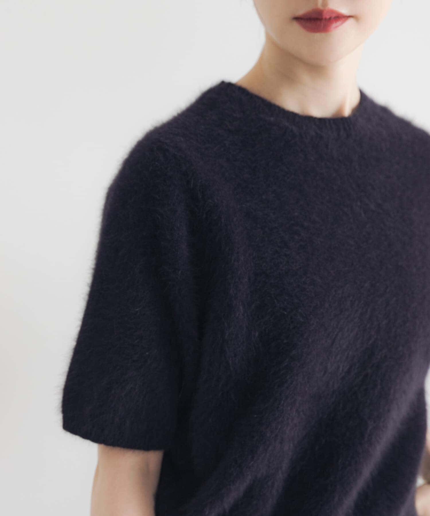 URBAN RESEARCH「FOX/CASHMEREハーフスリーブニット」|ニット・セーター|