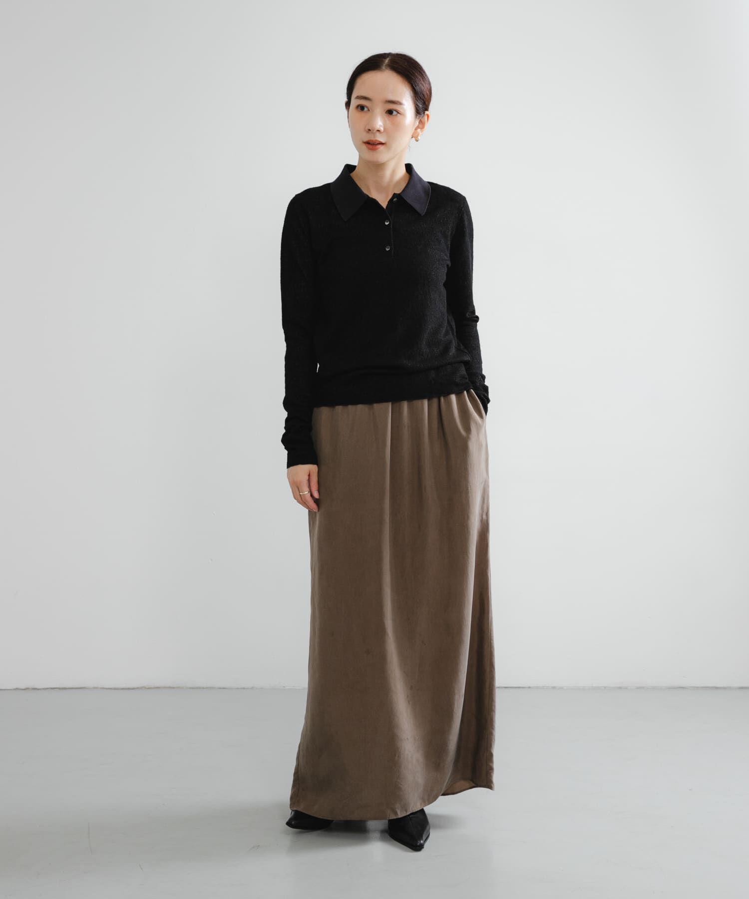 URBAN RESEARCH「ウールジャガードシャツカラートップス」|シャツ・ブラウス|