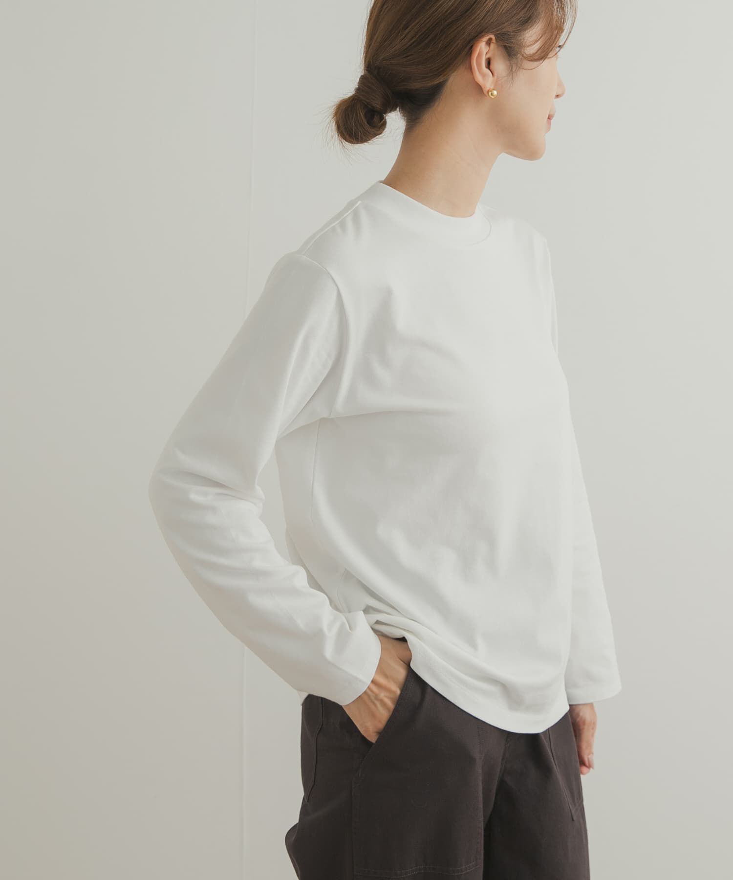 URBAN RESEARCH DOORS「Grow Organic ハイネックロングスリーブTシャツ」|Tシャツ・カットソー|