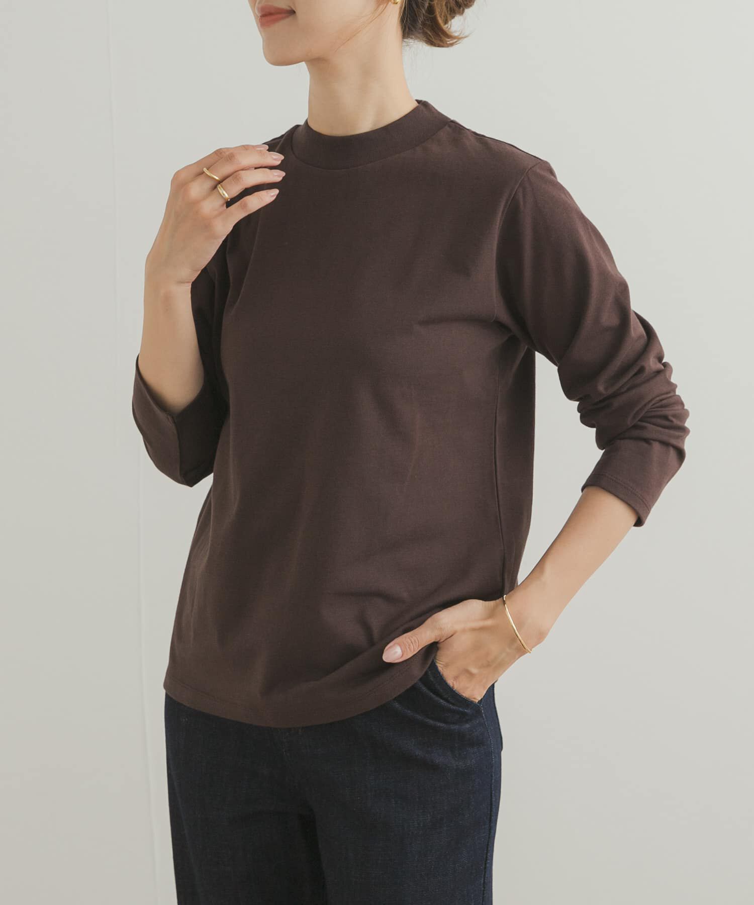 URBAN RESEARCH DOORS「Grow Organic ハイネックロングスリーブTシャツ」|Tシャツ・カットソー|