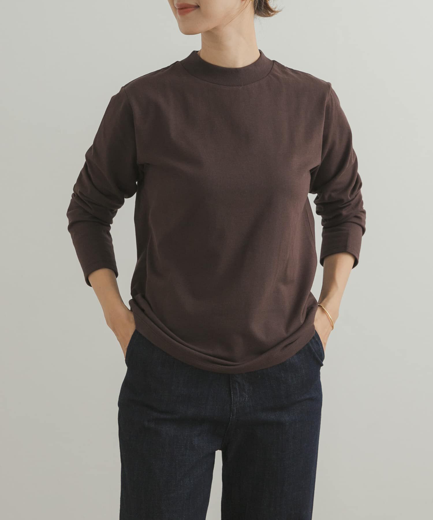 URBAN RESEARCH DOORS「Grow Organic ハイネックロングスリーブTシャツ」|Tシャツ・カットソー|