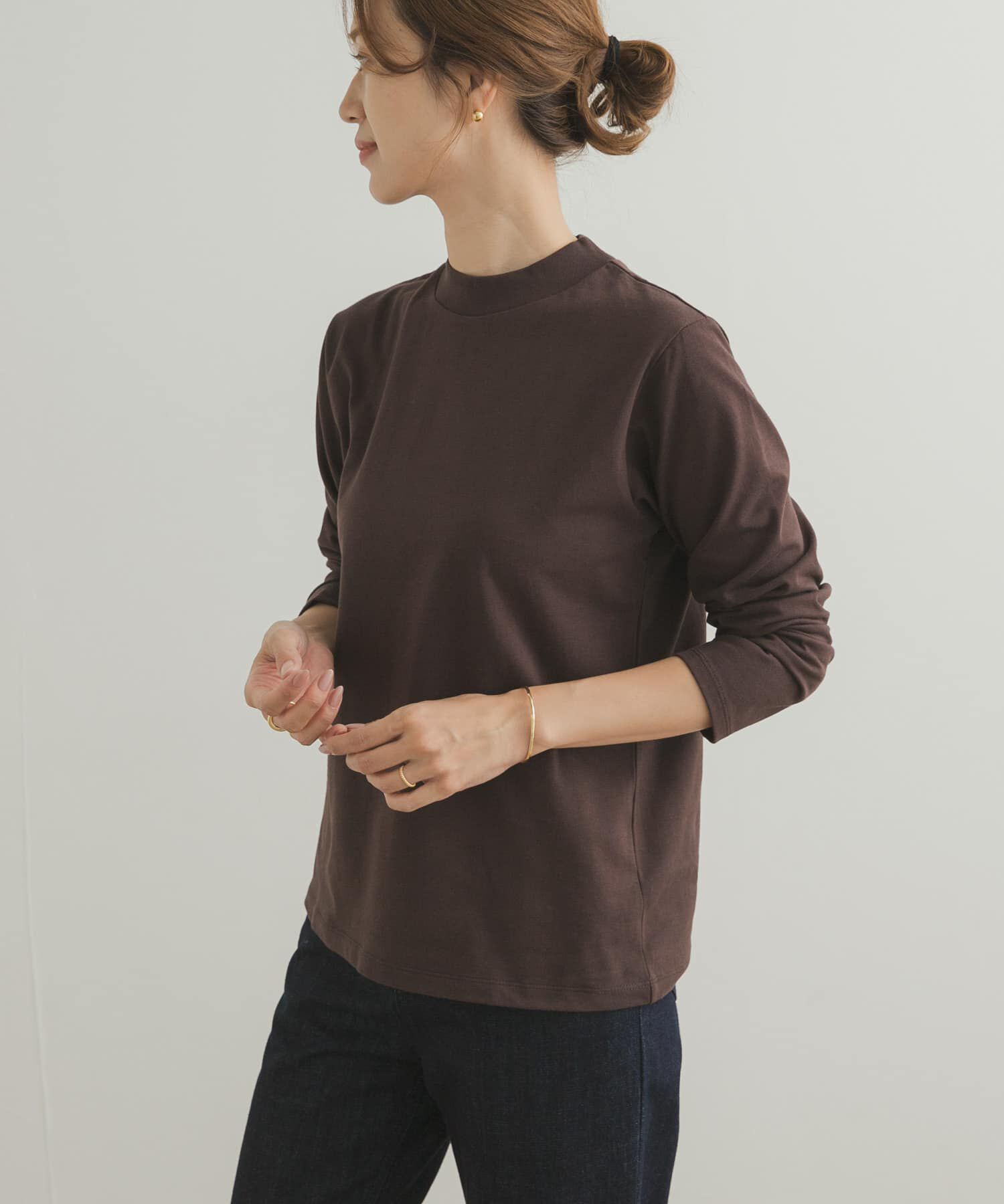 URBAN RESEARCH DOORS「Grow Organic ハイネックロングスリーブTシャツ」|Tシャツ・カットソー|