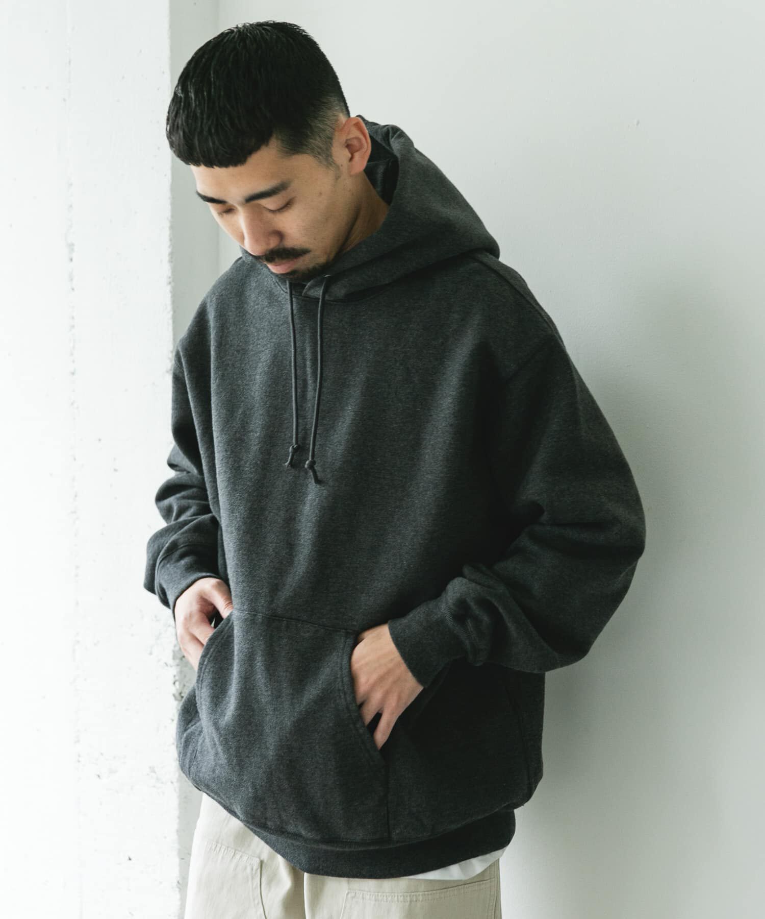 URBAN RESEARCH DOORS「裏起毛プルオーバーフーディー」|パーカー|