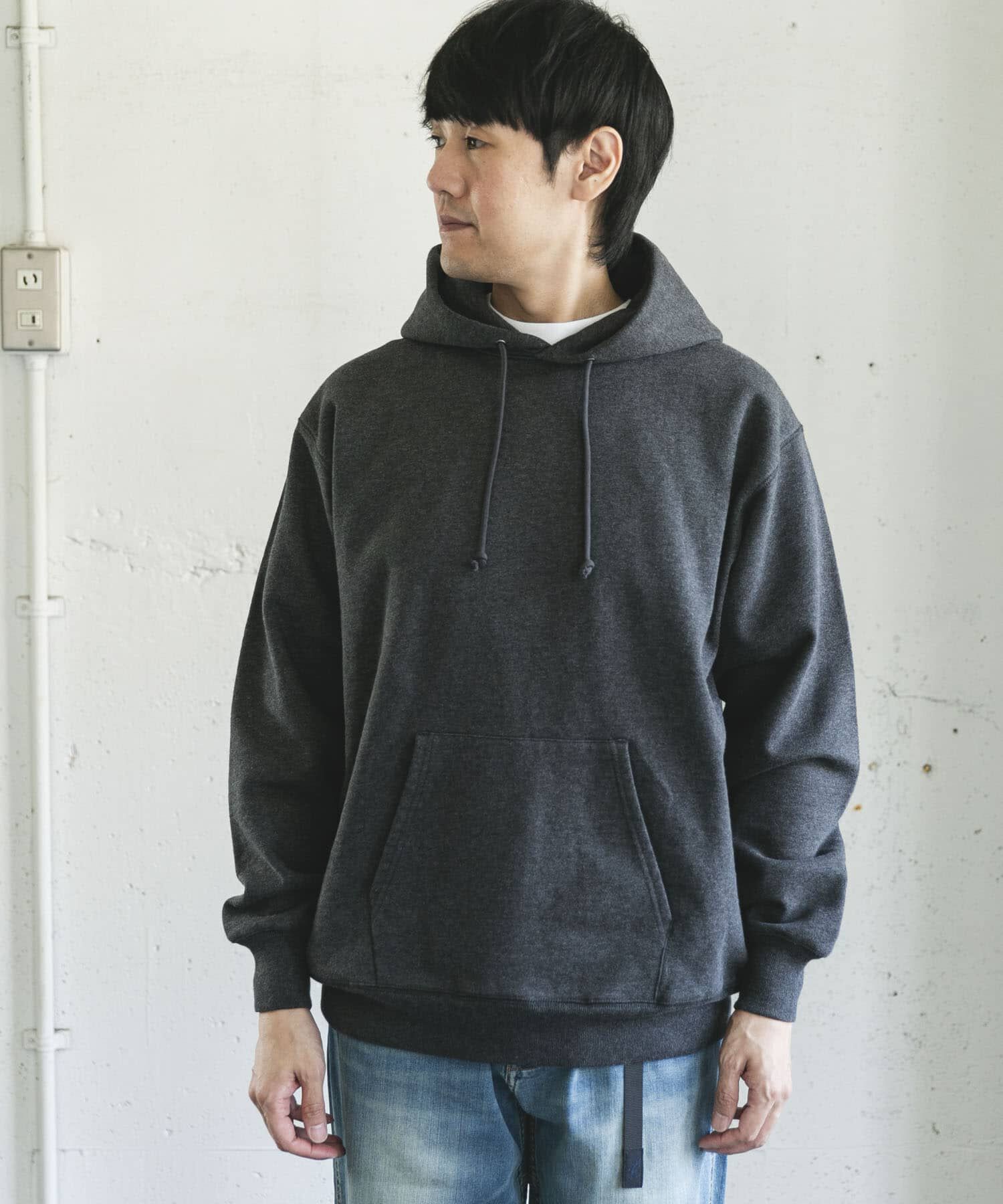 URBAN RESEARCH DOORS「裏起毛プルオーバーフーディー」|パーカー|