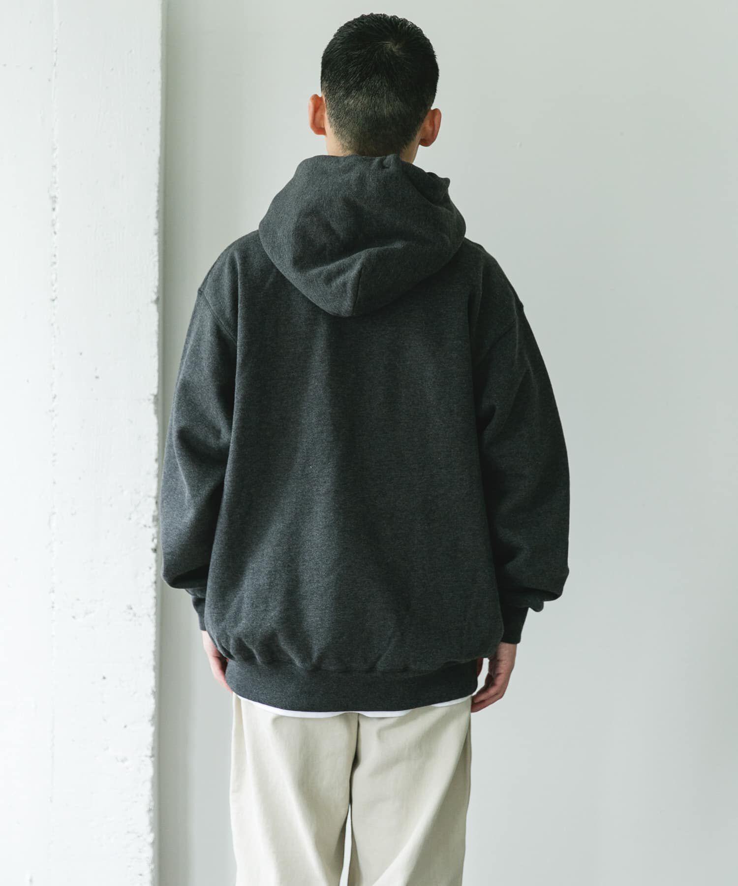 URBAN RESEARCH DOORS「裏起毛プルオーバーフーディー」|パーカー|