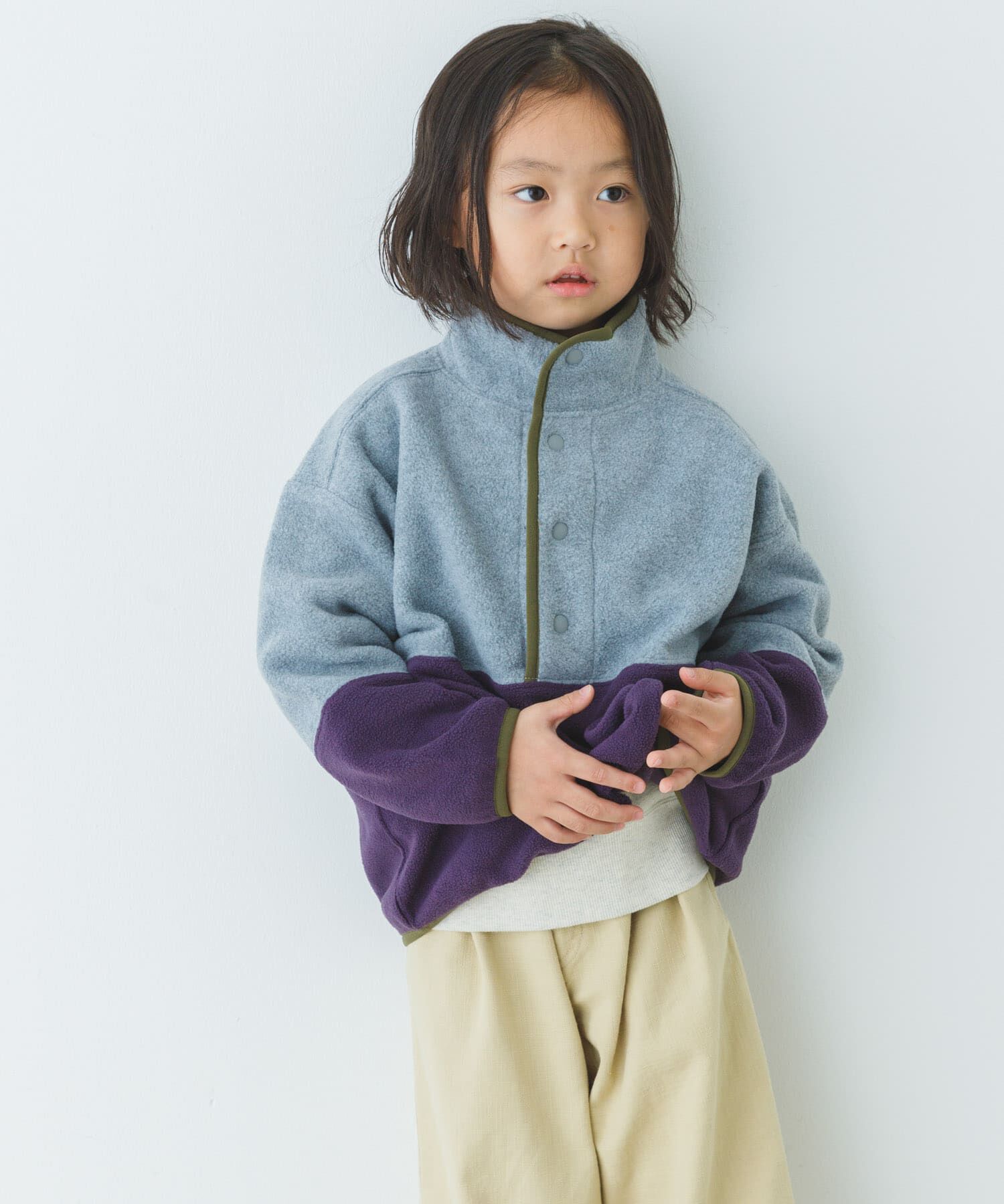 URBAN RESEARCH DOORS「フリースバイカラープルオーバー(KIDS)」|その他|
