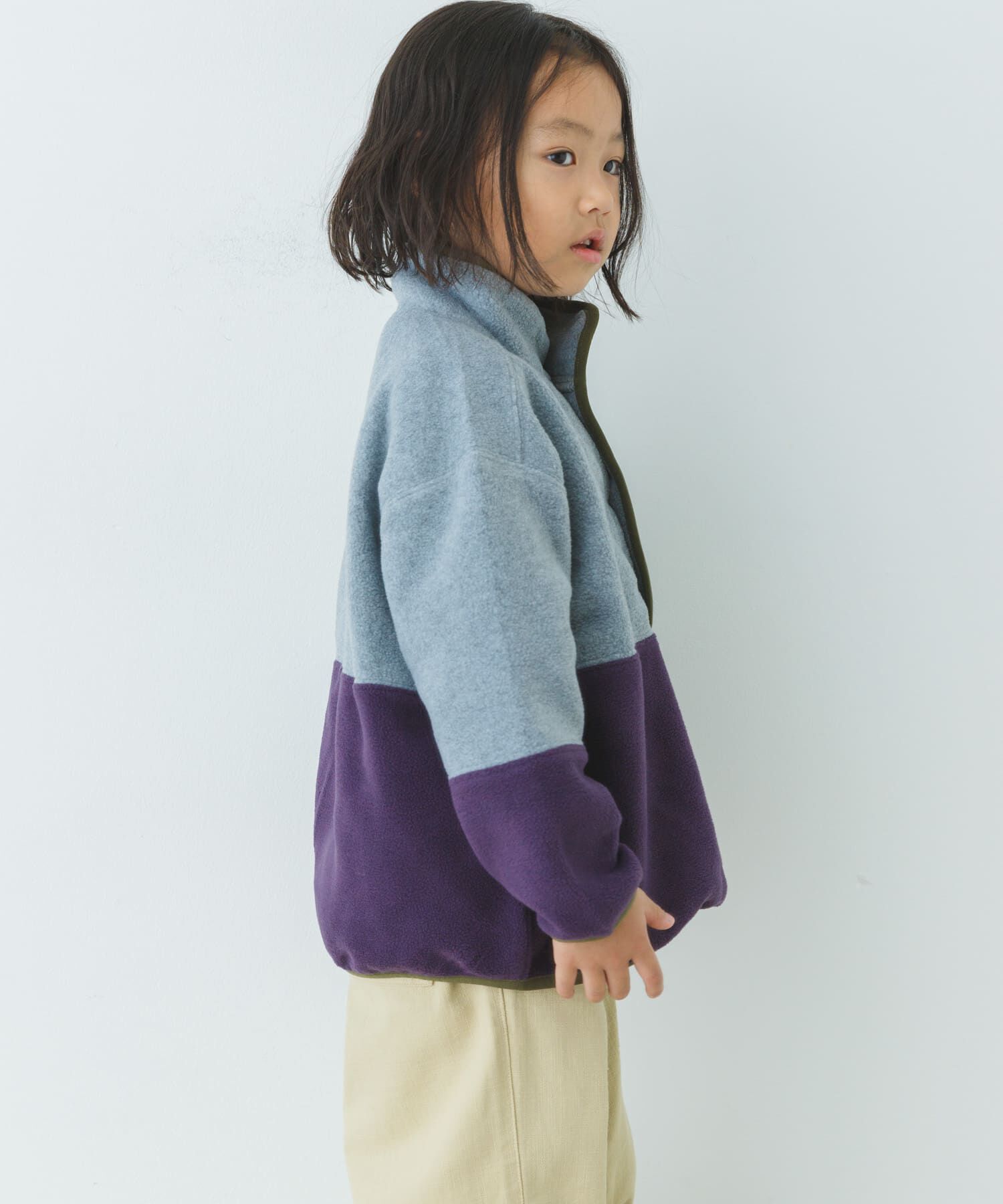 URBAN RESEARCH DOORS「フリースバイカラープルオーバー(KIDS)」|その他|
