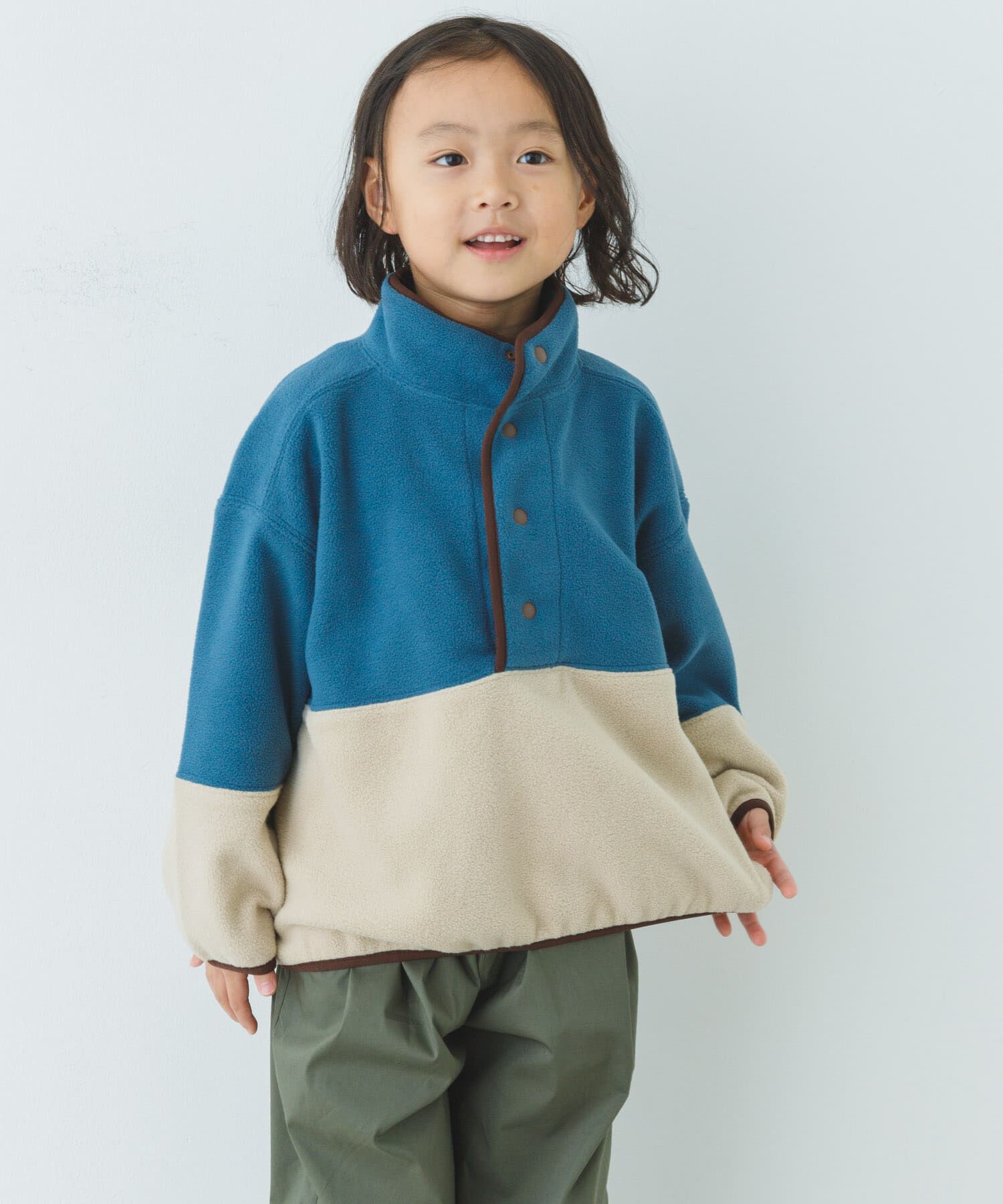 URBAN RESEARCH DOORS「フリースバイカラープルオーバー(KIDS)」|その他|