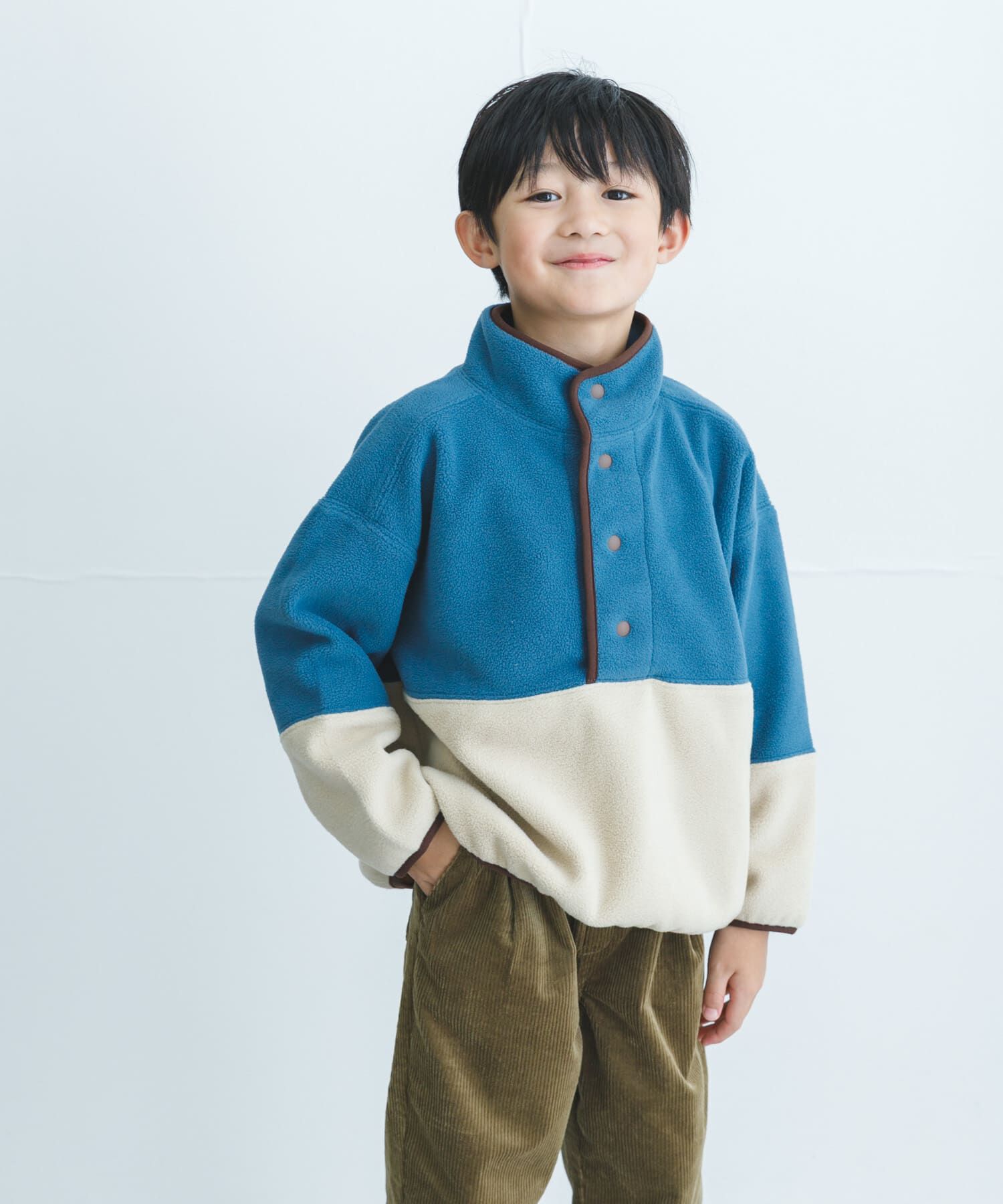 URBAN RESEARCH DOORS「フリースバイカラープルオーバー(KIDS)」|その他|