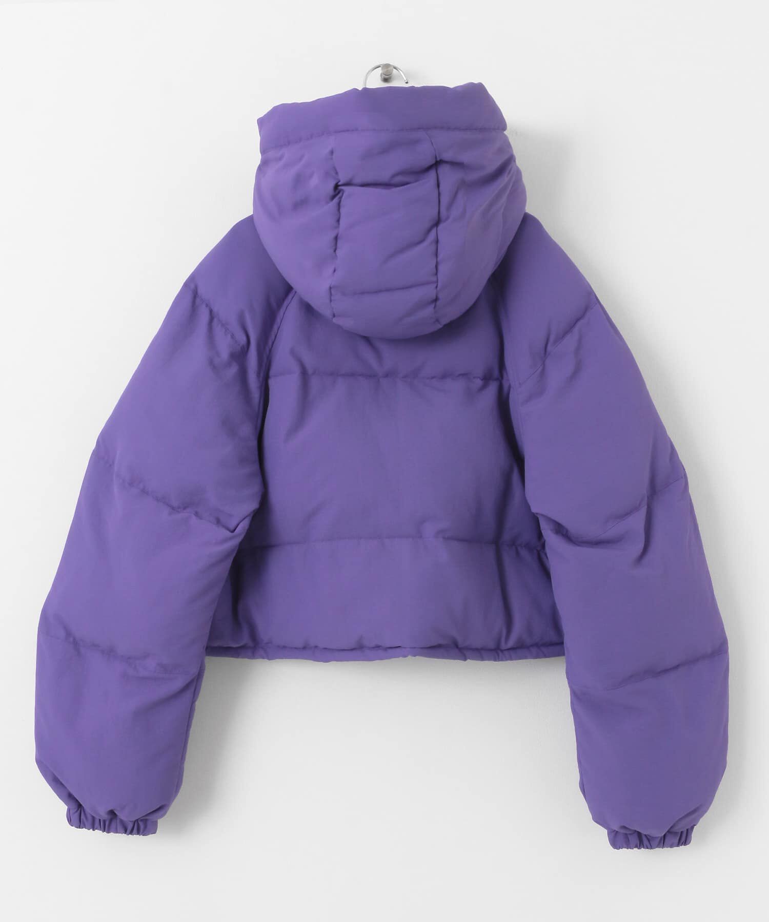  「ショート中綿フードジャケット」|ダウン|