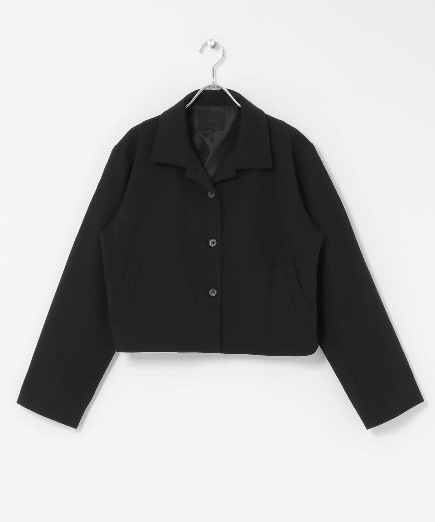  「コンパクトBOXジャケット」|ノーカラーコート|