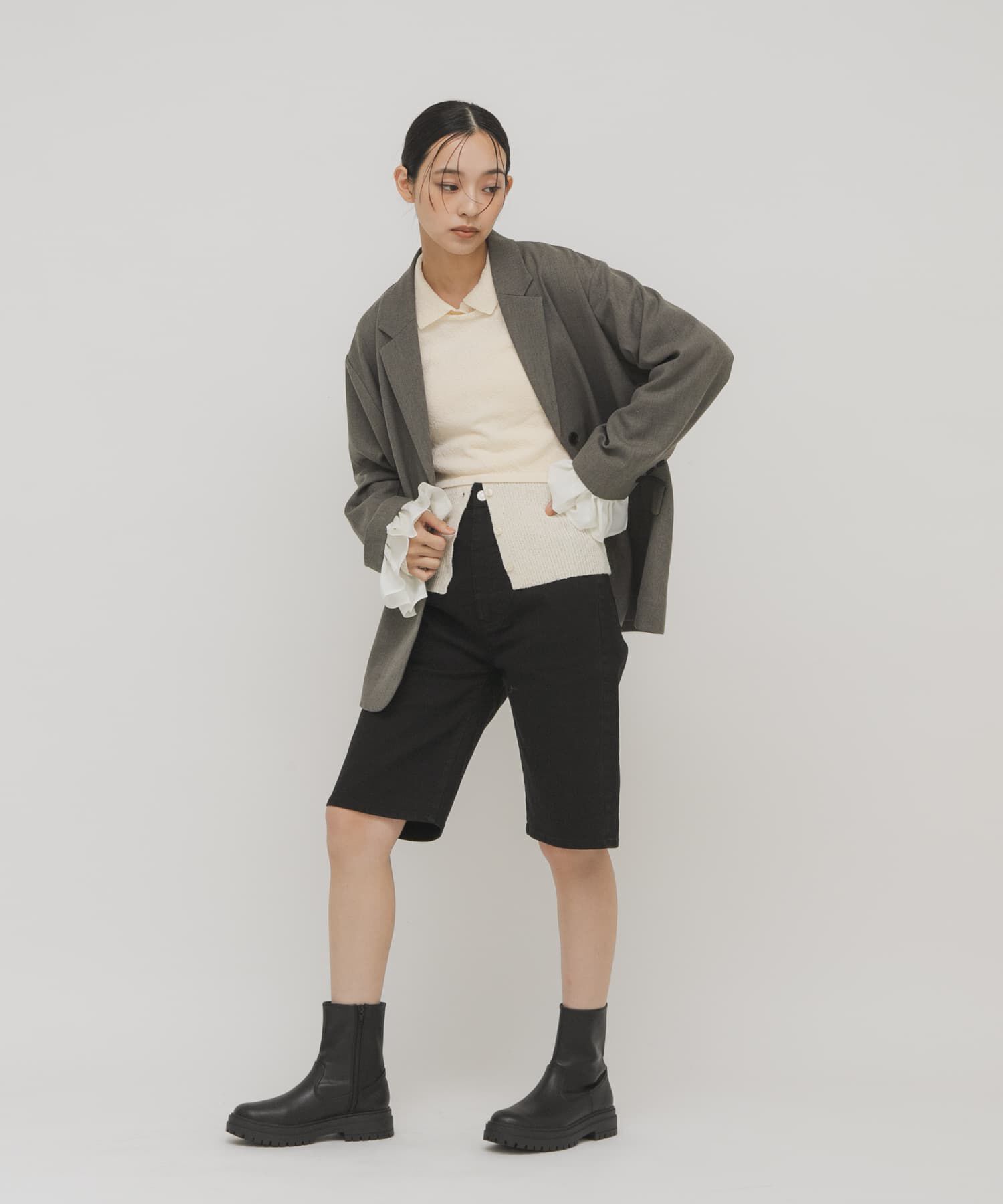  「フリルスリーブテーラードジャケット」|その他|