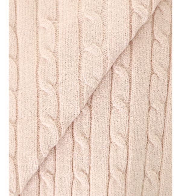  「ゴールドボタンケーブルニットカーデ」|カーディガン|