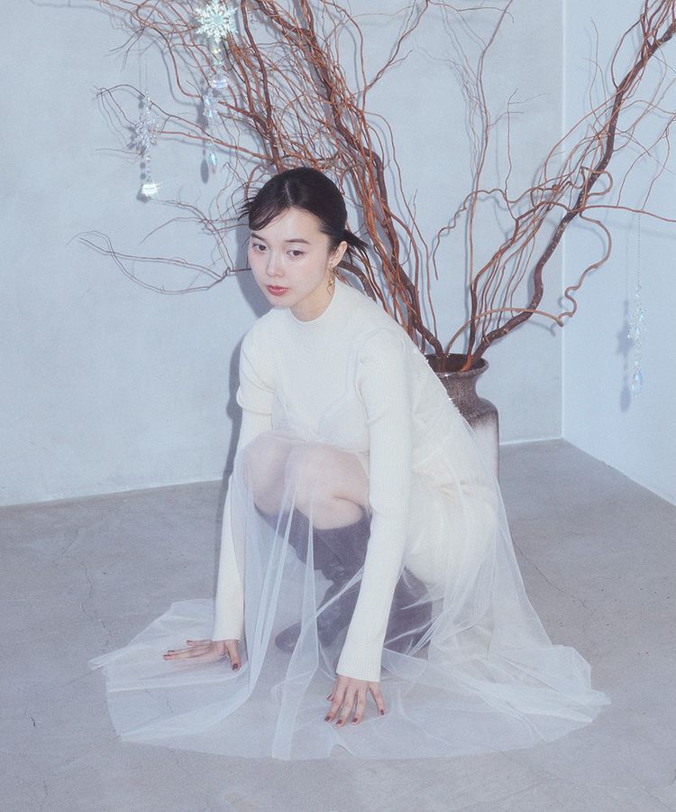 earth music&ecology「ニットミニワンピース」|ワンピース|