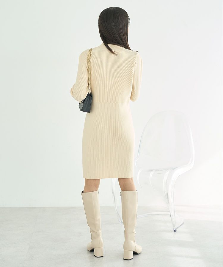 earth music&ecology「ニットミニワンピース」|ワンピース|