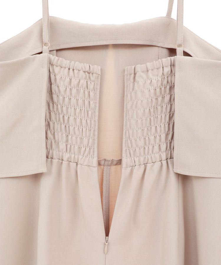 earth music&ecology「デザインキャミサロペット」|オールインワン|