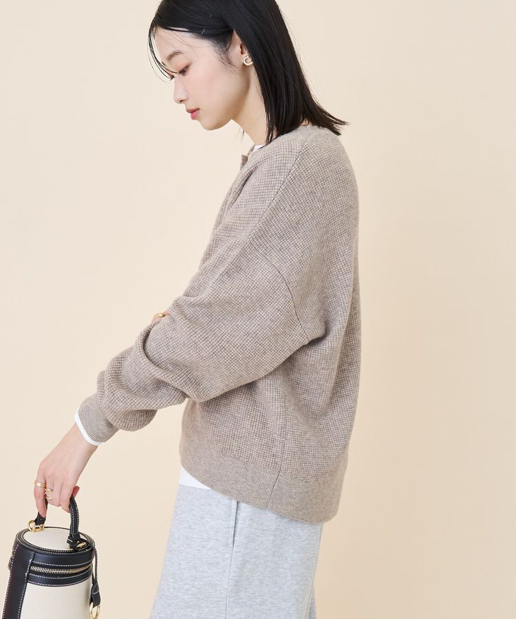 AMERICAN HOLIC「ワッフルライクニットプルオーバー」|ニット・セーター|