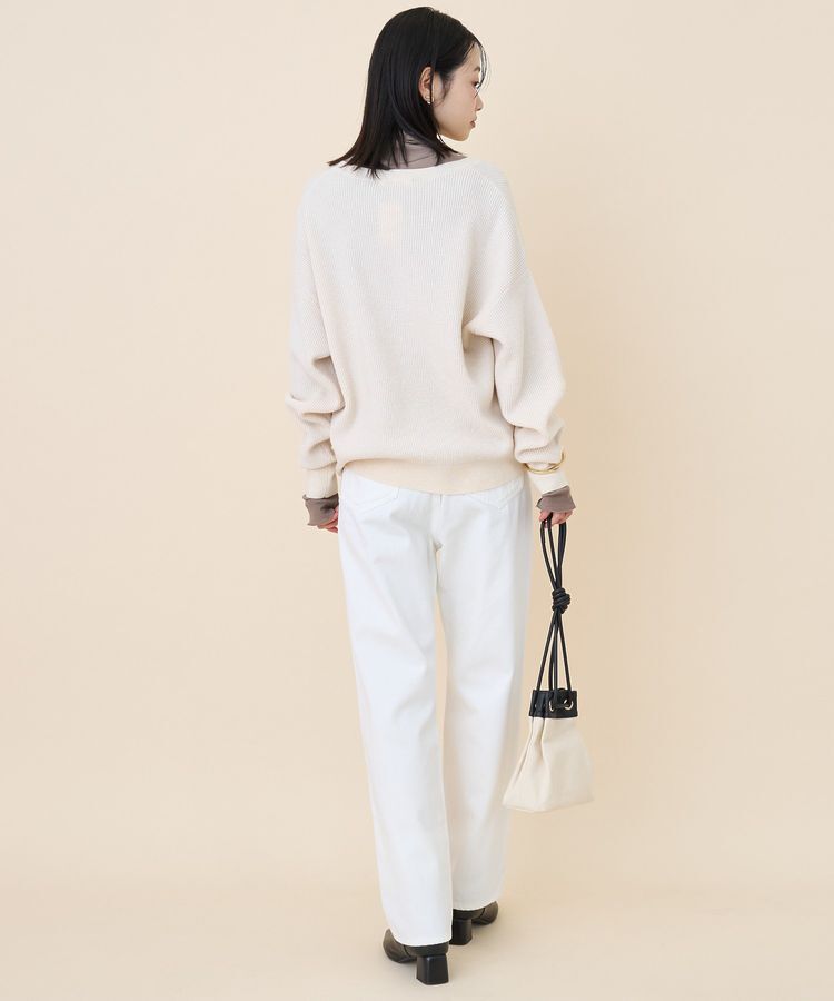 AMERICAN HOLIC「ワッフルライクニットプルオーバー」|ニット・セーター|