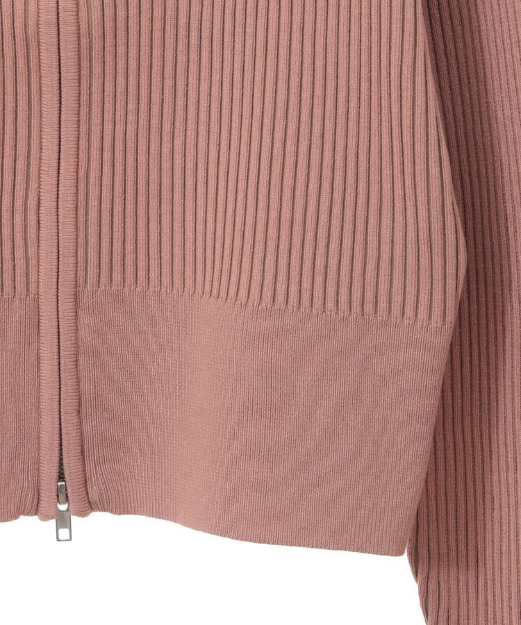 armonia「配色リブZipニットカーディガン」|カーディガン|