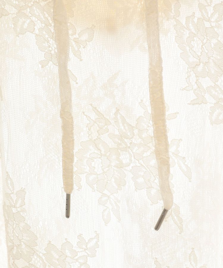 Green Parks「・SUGAR SPOON シアーレースフーディー」|スウェット・ジャージ|