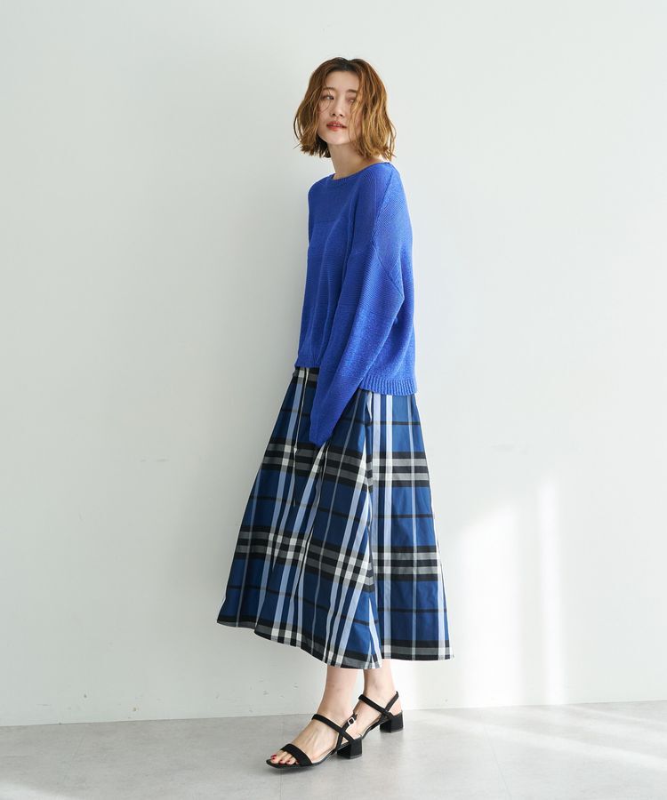 YECCA VECCA「テープヤーンルーズニットプルオーバー」|ニット・セーター|