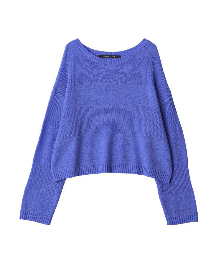 YECCA VECCA「テープヤーンルーズニットプルオーバー」|ニット・セーター|