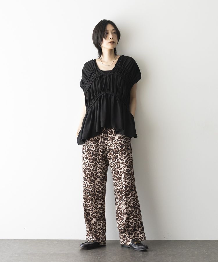 GARAGE OF GOOD CLOTHING「レオパードドロストストレートパンツ」|その他|