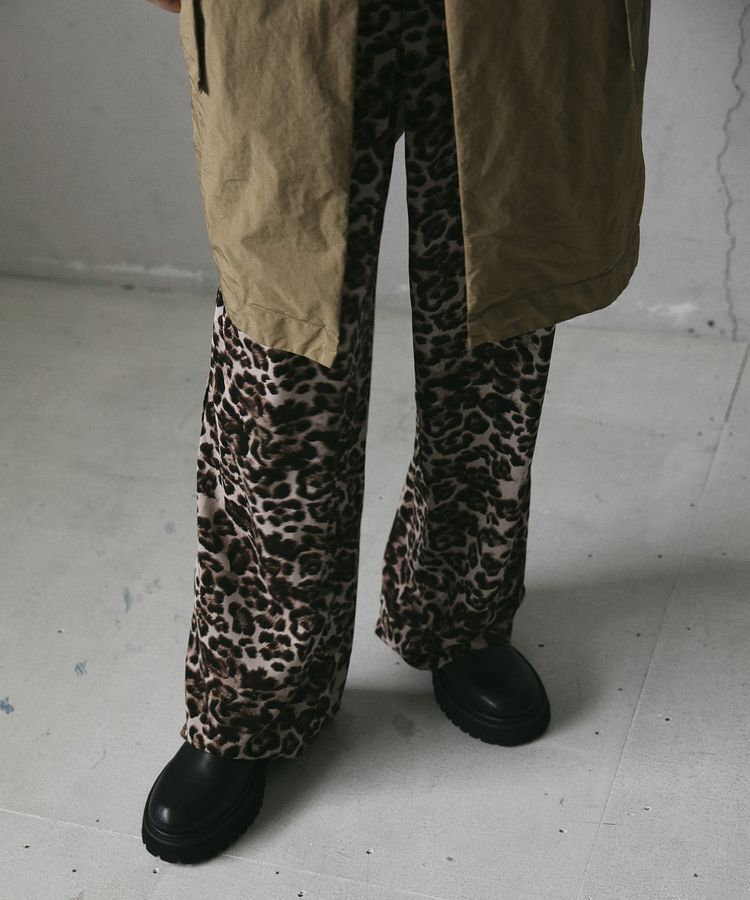 GARAGE OF GOOD CLOTHING「レオパードドロストストレートパンツ」|その他|