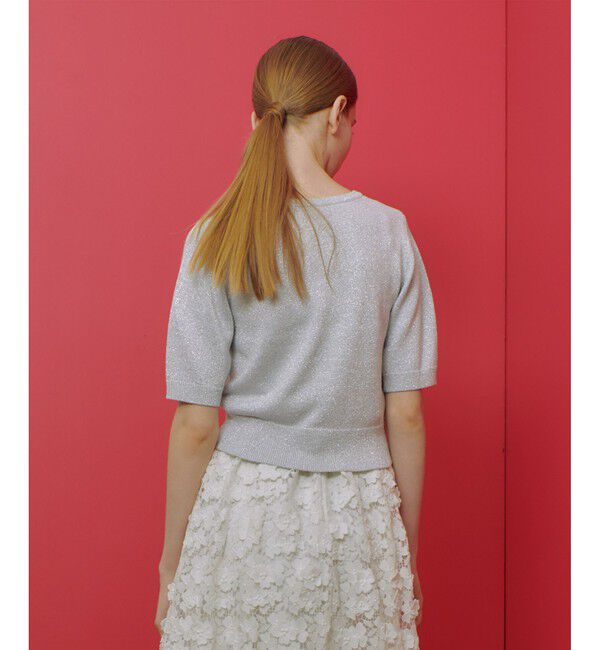 LOULOU WILLOUGHBY「【LOULOU WILLOUGHBY】ラメメランジェプルオーバー」|ニット・セーター|