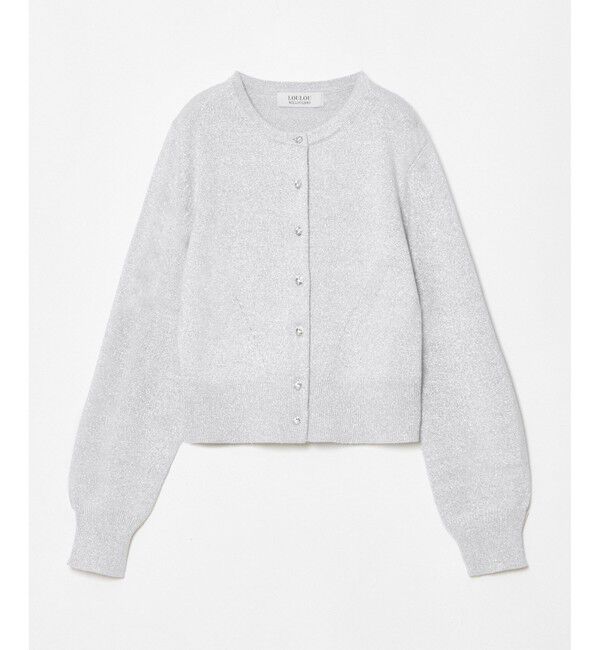 LOULOU WILLOUGHBY「【LOULOU WILLOUGHBY】ラメメランジェカーディガン」|カーディガン|