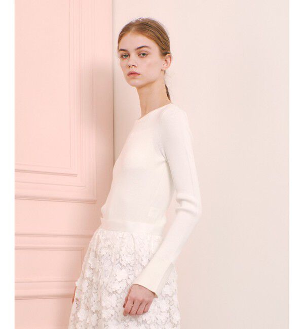 LOULOU WILLOUGHBY「【LOULOU WILLOUGHBY】2WAY RIB プルオーバー」|ニット・セーター|