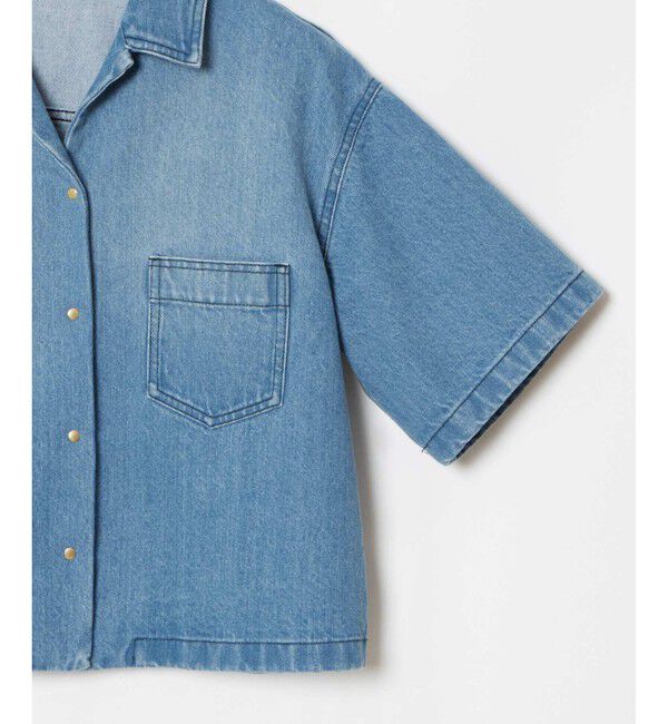 allureville「デニムボクシーシャツ」|シャツ・ブラウス|