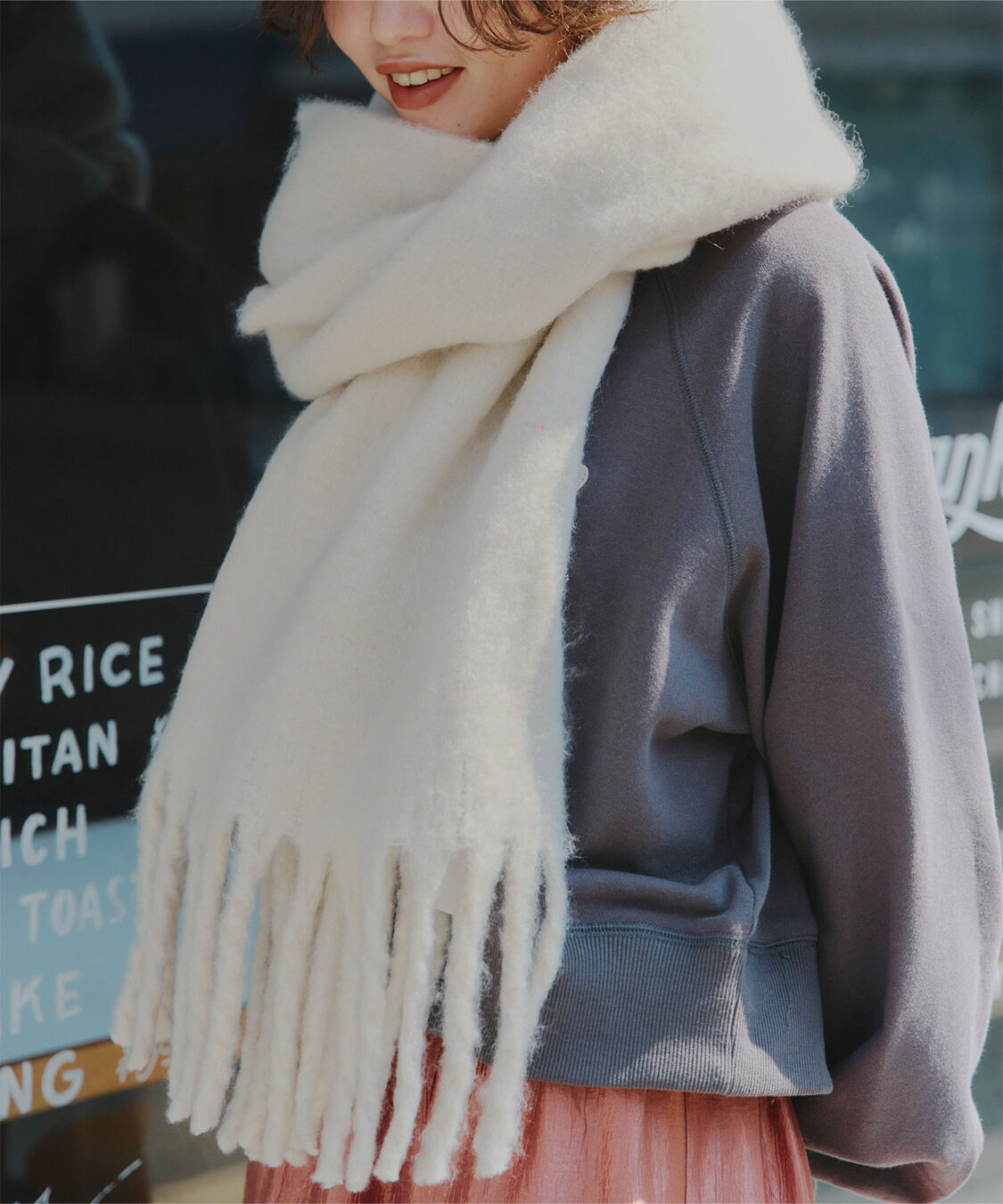 titivate「ボリュームマフラー」|マフラー|