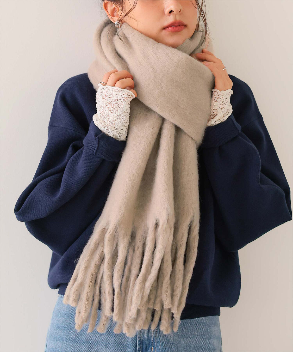 titivate「ボリュームマフラー」|マフラー|