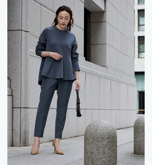 ur's「クルーネックペプラムプルオーバー」|Tシャツ・カットソー|