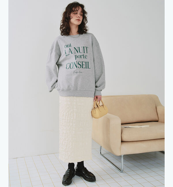 titivate「クルーネックルーズスウェットプルオーバー」|スウェット・ジャージ|